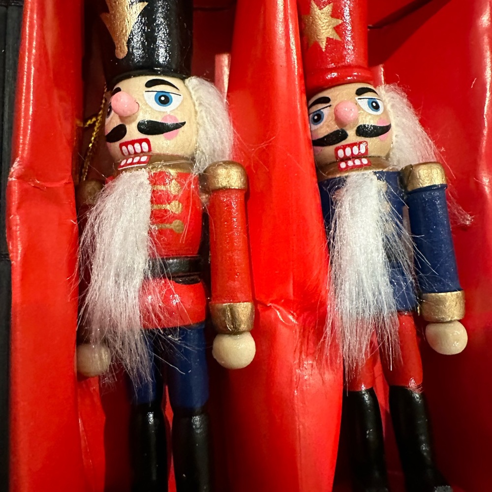Nutcracker Ornaments - Set of Six Styles Christmas New In Box 4.5” #3669175621 - Picture 6 of 12